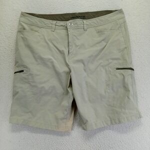ZeroXposur Mens Stone Cargo Shorts Size 42 Nylon Spandex Zip Pockets Faded‎